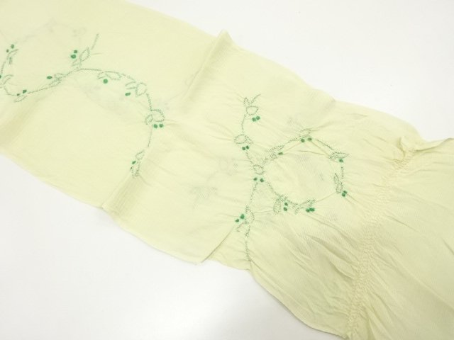 JAPANESE KIMONO / OBIAGE FOR SUMMER / SILK / SHIBORI